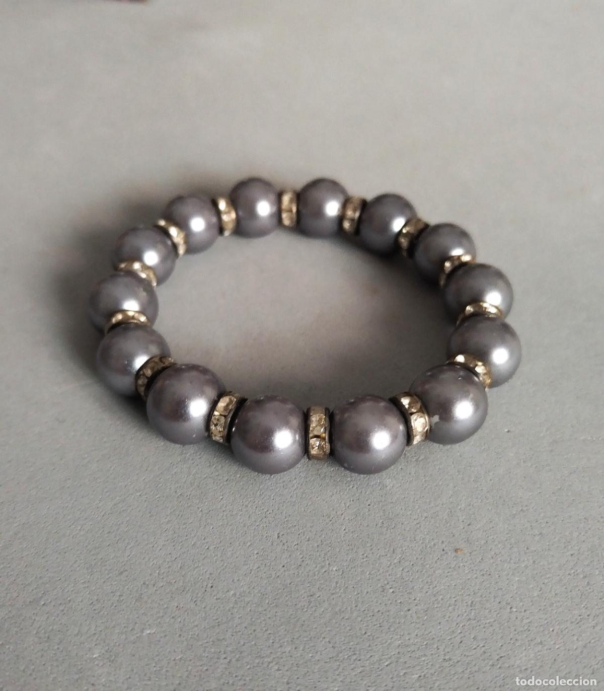 Joyeria: Pulsera el&aacute;stica, perlas. - Foto 1