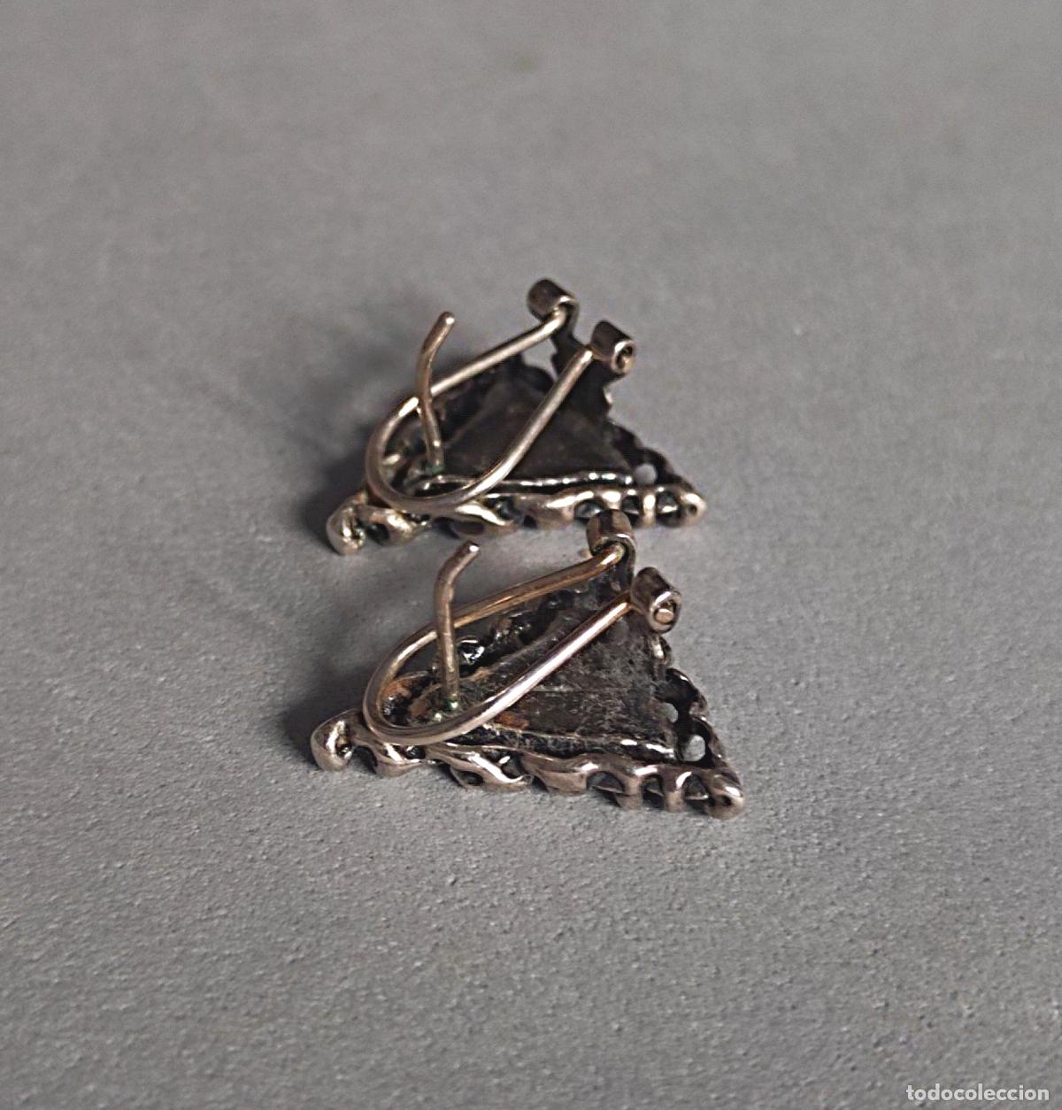 Joyeria: Pendientes de plata de ley, cierre de omega. - Foto 4
