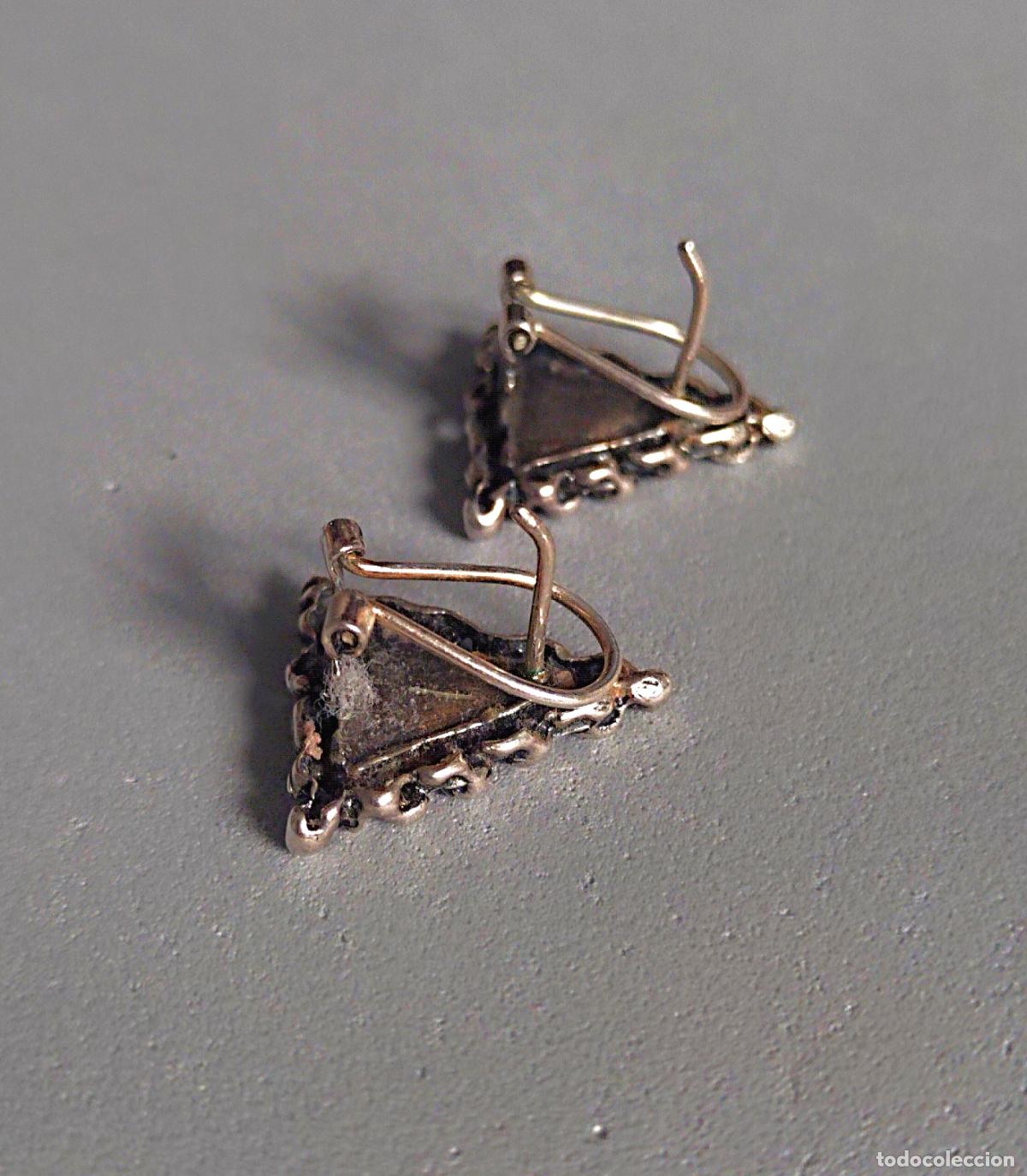 Joyeria: Pendientes de plata de ley, cierre de omega. - Foto 5