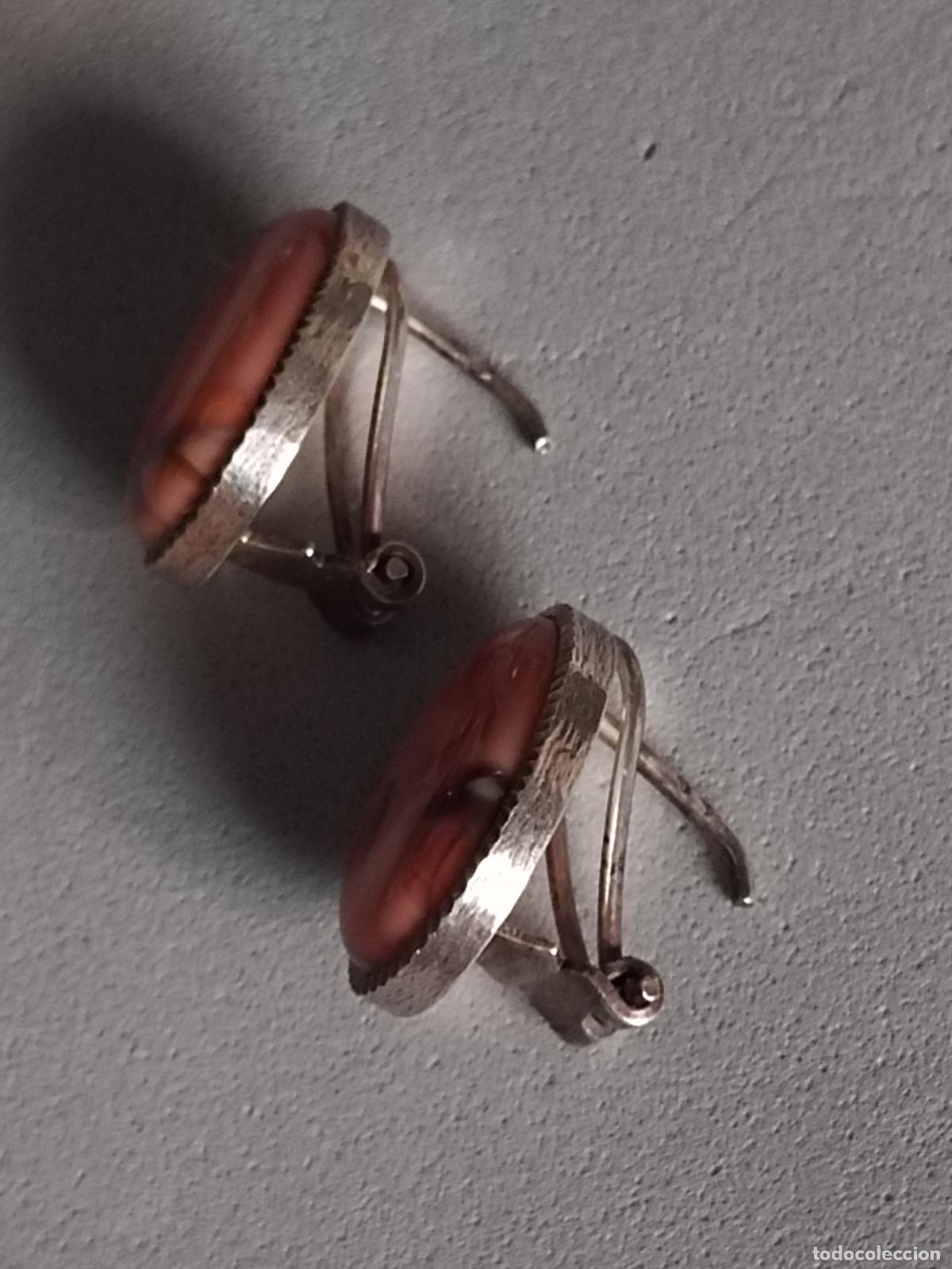 Joyeria: Pendientes de plata de ley contrastada, cierre de omega. - Foto 2
