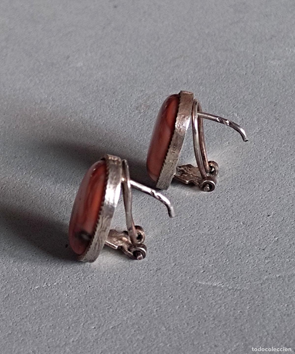 Joyeria: Pendientes de plata de ley contrastada, cierre de omega. - Foto 3