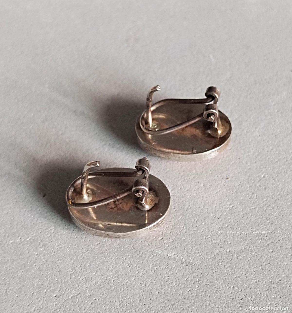 Joyeria: Pendientes de plata de ley contrastada, cierre de omega. - Foto 4