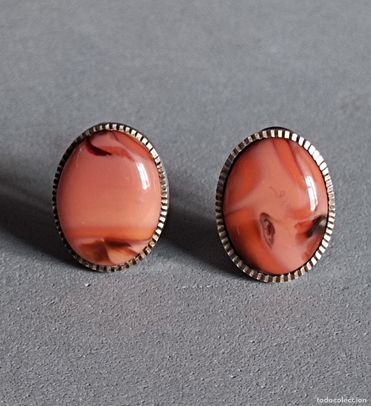 Joyeria: Pendientes de plata de ley contrastada, cierre de omega. - Foto 1