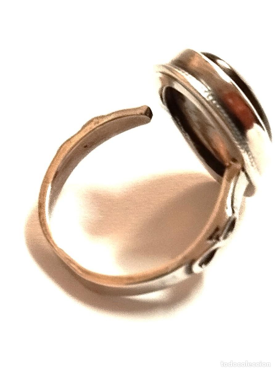 Joyeria: Anillo ajustable de Plata 925 y labradorita - Foto 4