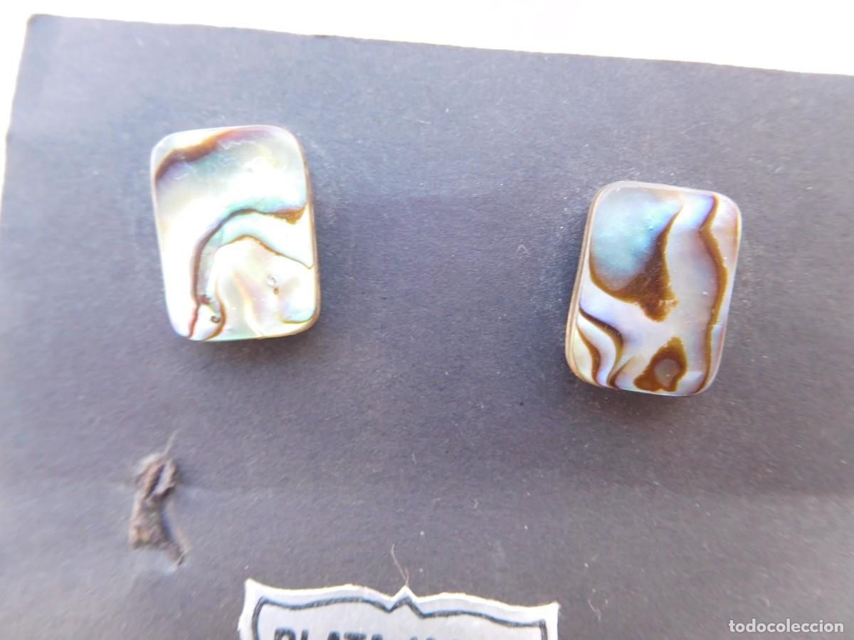 Joyeria: Pendientes de plata y abul&oacute;n - Foto 2