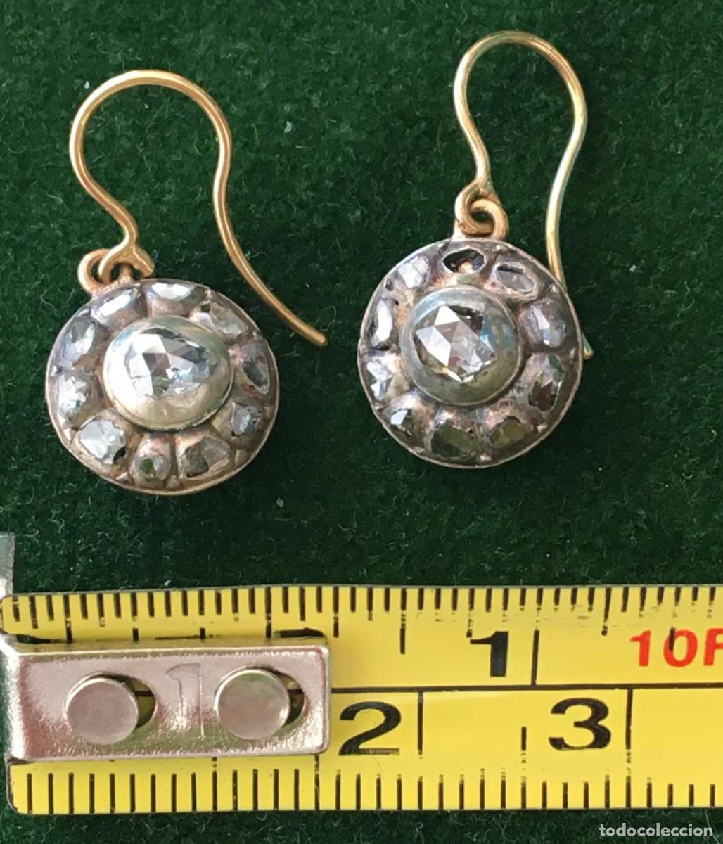 Joyeria: Pareja de pendientes de diamantes - Foto 2