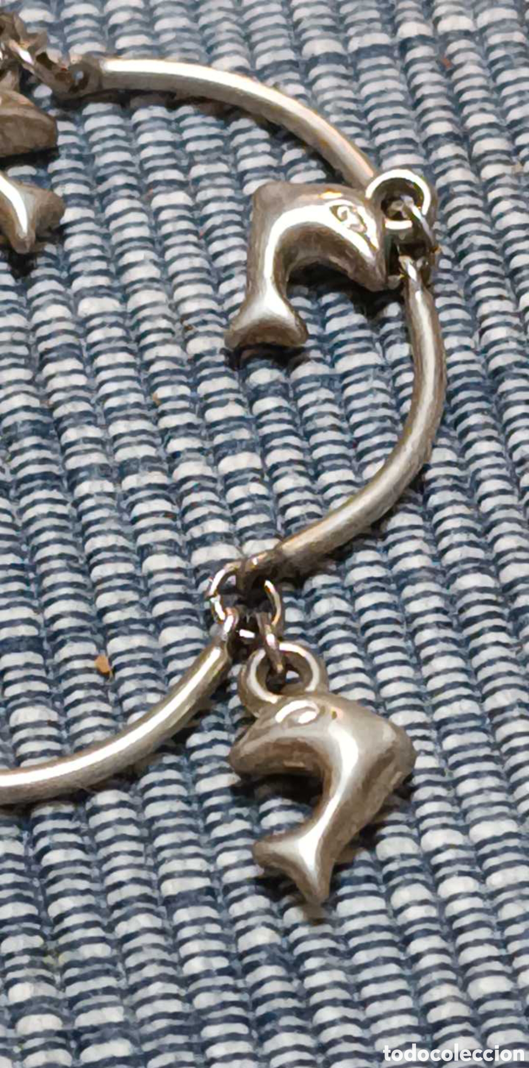 Joyeria: Pulsera plateada con DELFINES. - Foto 6