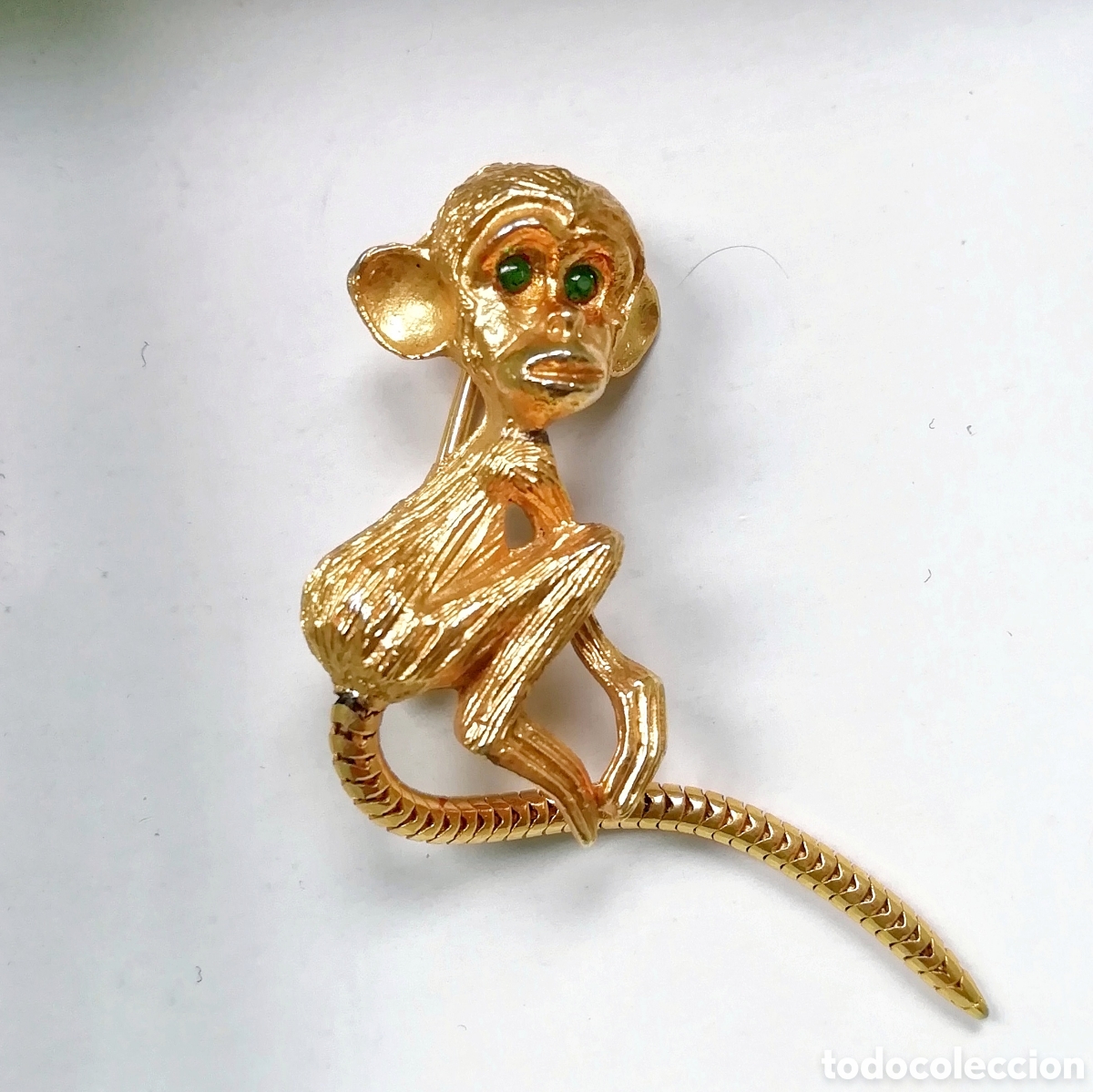 Joyeria: Broche monito oro animales - Foto 1