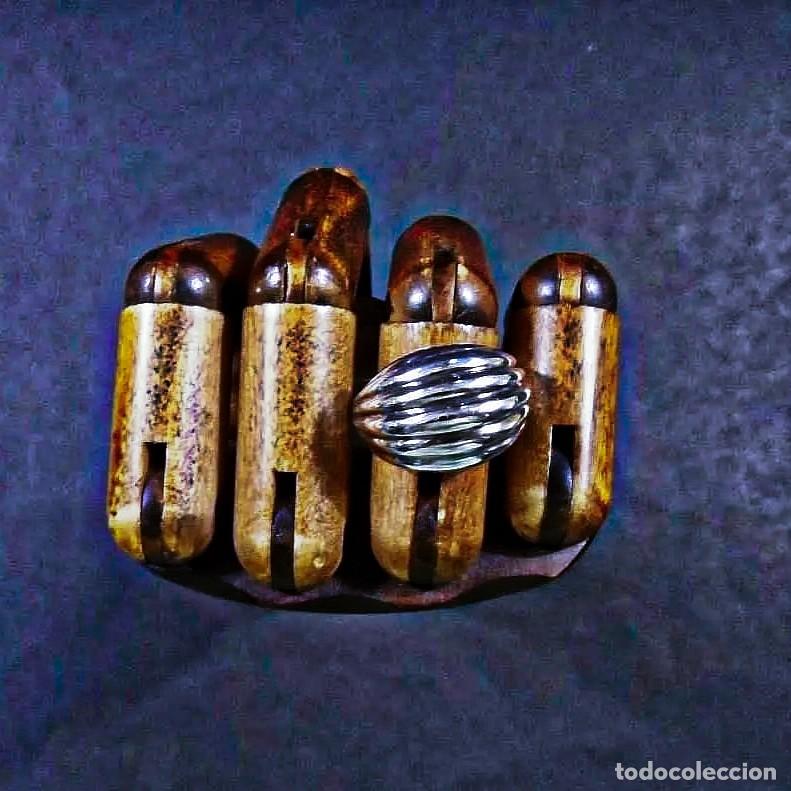 Joaillerie: ANILLO DE PLATA GALLONADO. EN PLATA DE LEY. A&Ntilde;OS 1970-80