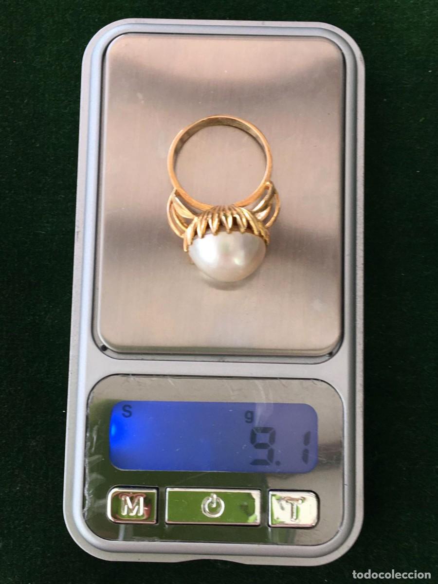 Joyeria: Anillo de oro con gran perla - Foto 6