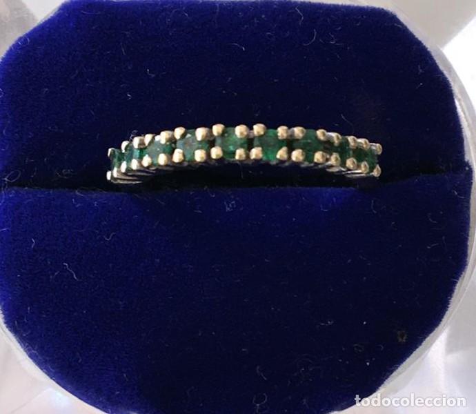 Joyeria: Anillo de oro blanco con esmeraldas - Foto 4