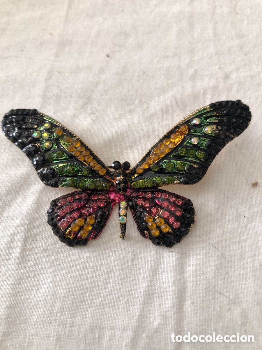 Joyeria: Broche de Mariposa muy elegante vintage