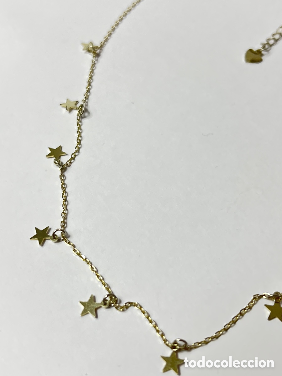 Joyeria: Collar de plata ba&ntilde;o de oro /CC424 - Foto 2