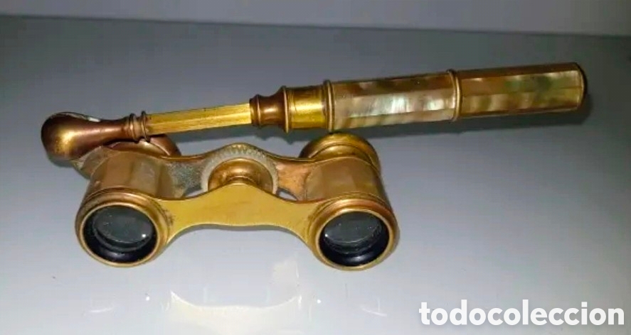 Joyeria: Prism&aacute;ticos de Opera antiguo ( n&aacute;car) - Foto 3