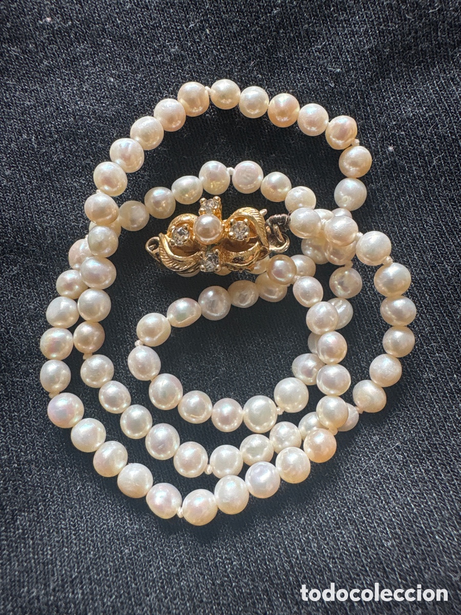 Jewelry: Gargantilla con perlas naturales (A5)