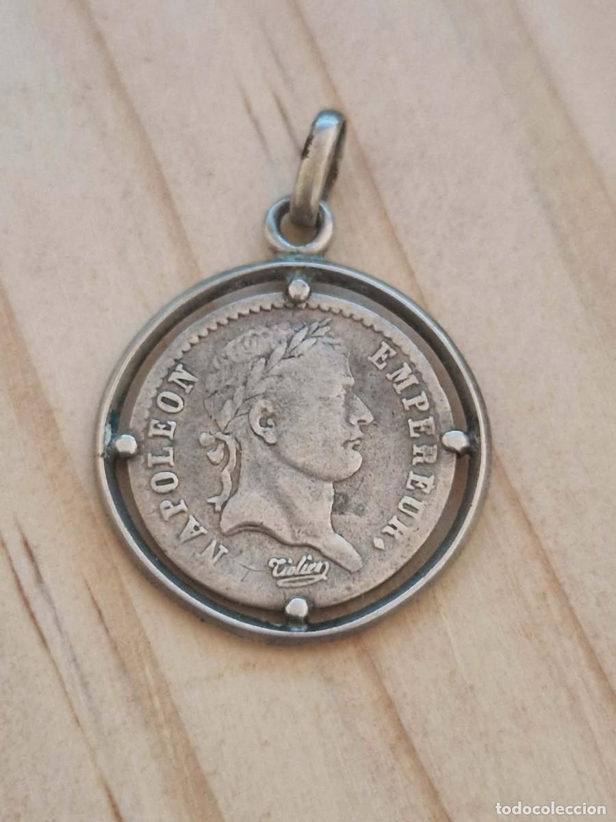 Jewelry: Colgante moneda de plata Napole&oacute;n I