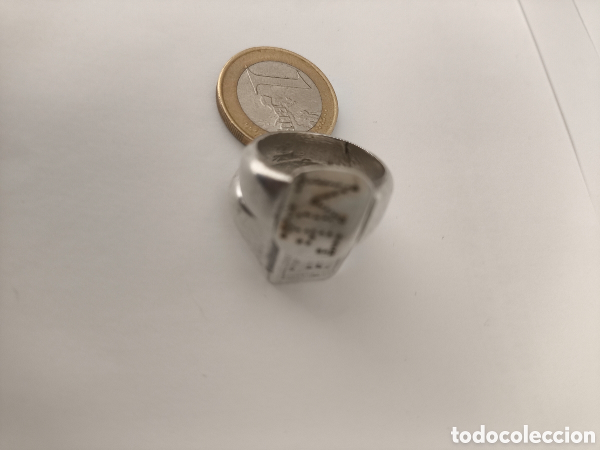 Joyeria: 2 anillos sellos plata vintage - Foto 3