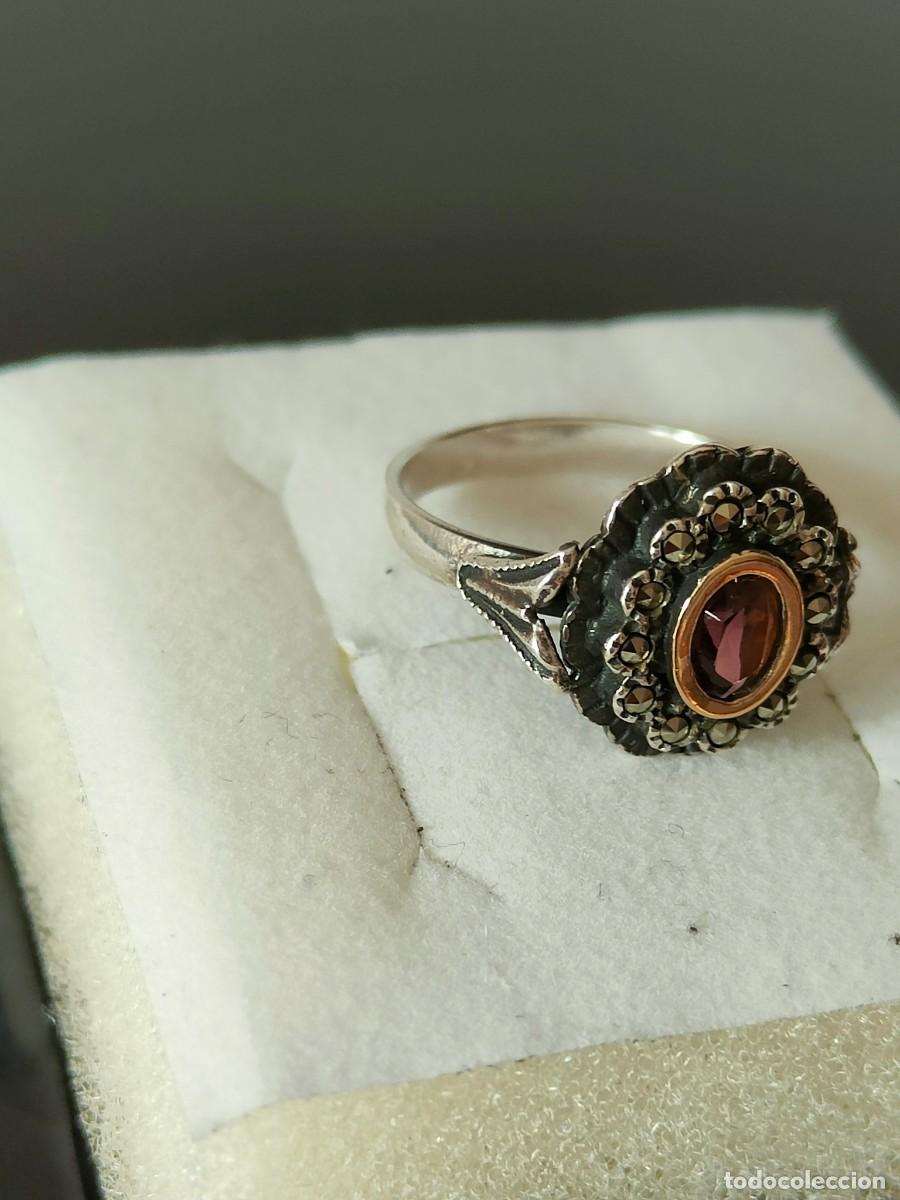 Joyeria: ANILLO PLATA MARQUESINAS Y AMATISTA - Foto 2
