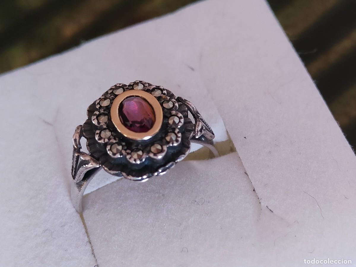 Joyeria: ANILLO PLATA MARQUESINAS Y AMATISTA - Foto 3