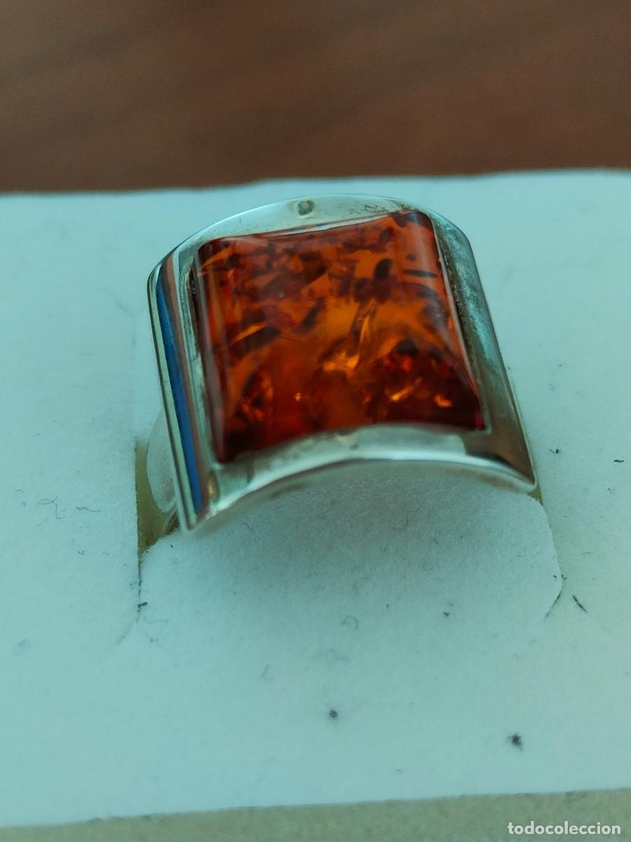 Joyeria: ANILLO EN PLATA Y &Aacute;MBAR NATURAL - Foto 5