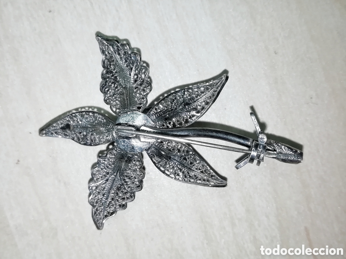 Joyeria: Filigrana plata broche flor - Foto 5