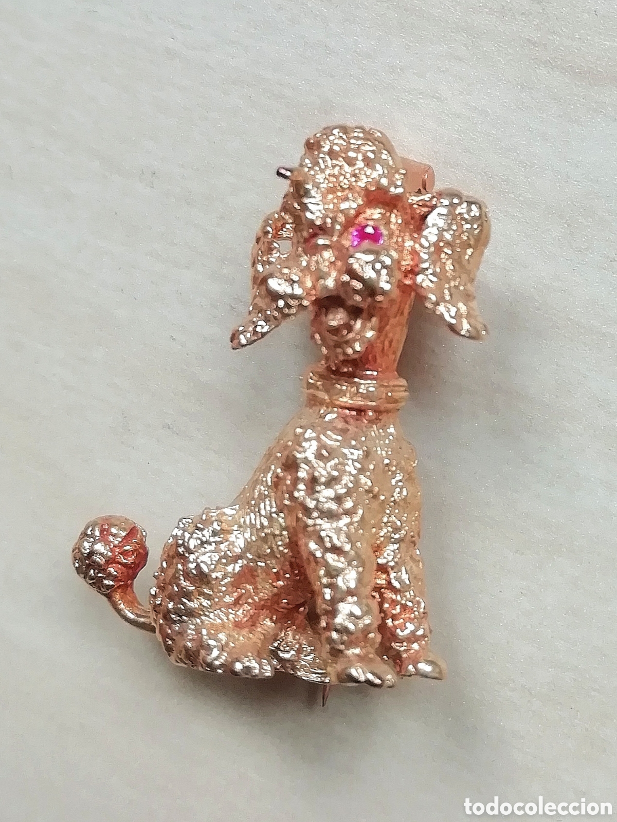 Joyeria: Broche oro caniche perrito animales - Foto 1