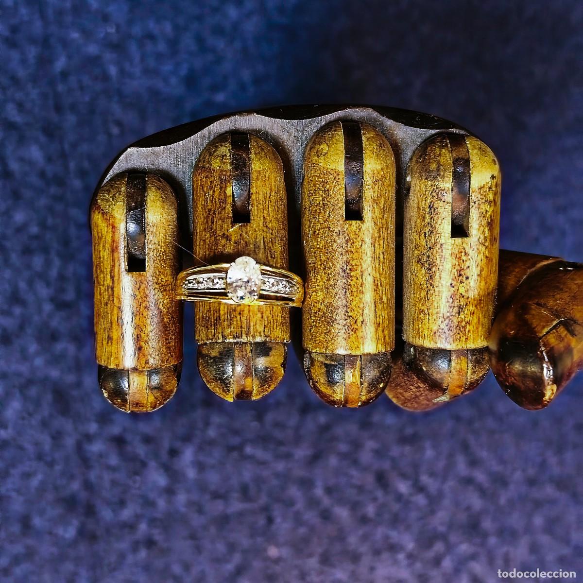 Jewelry: ANILLO DE PLATA CHAPADA EN ORO AMARILLO 18 KTES CIRCONITAS.PLATA DE LEY