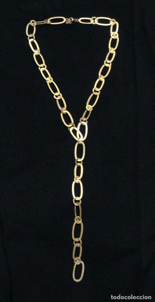 Schmuck: Collar de eslabones ovales en plata dorada &bull; Acabado satinado &bull; Con contrastes
