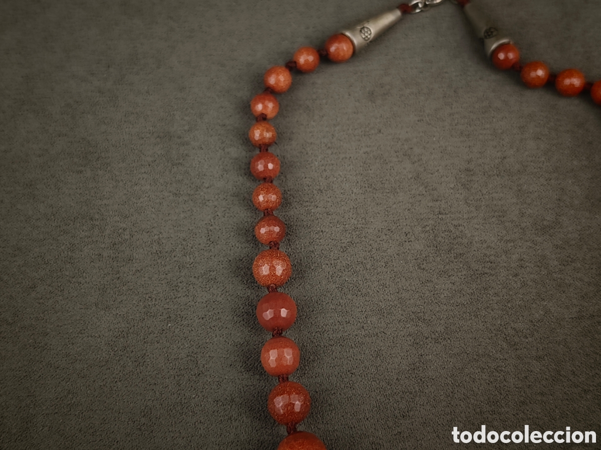 Joyeria: Antiguo Collar de Aventurina - Foto 4