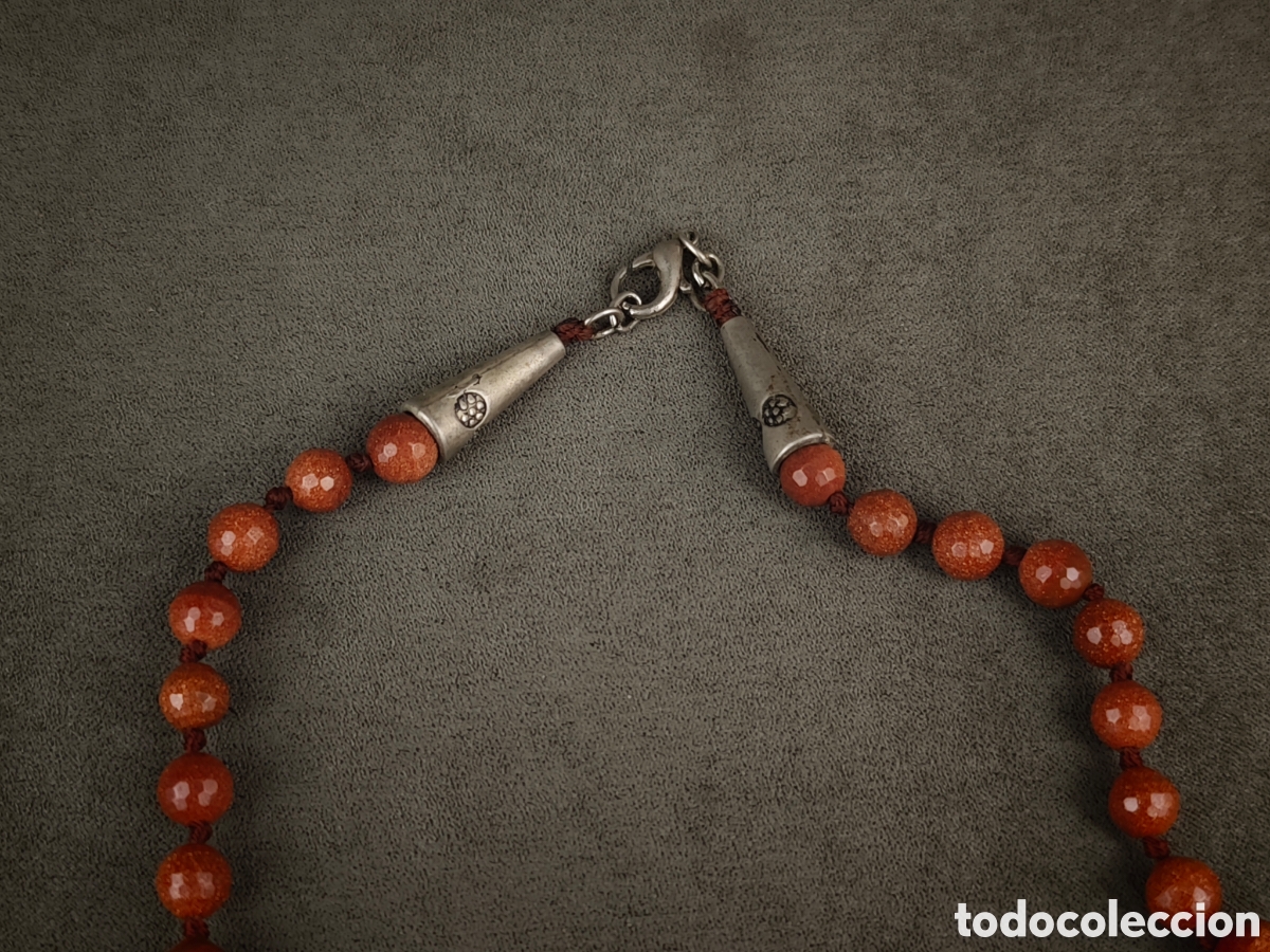 Joyeria: Antiguo Collar de Aventurina - Foto 5