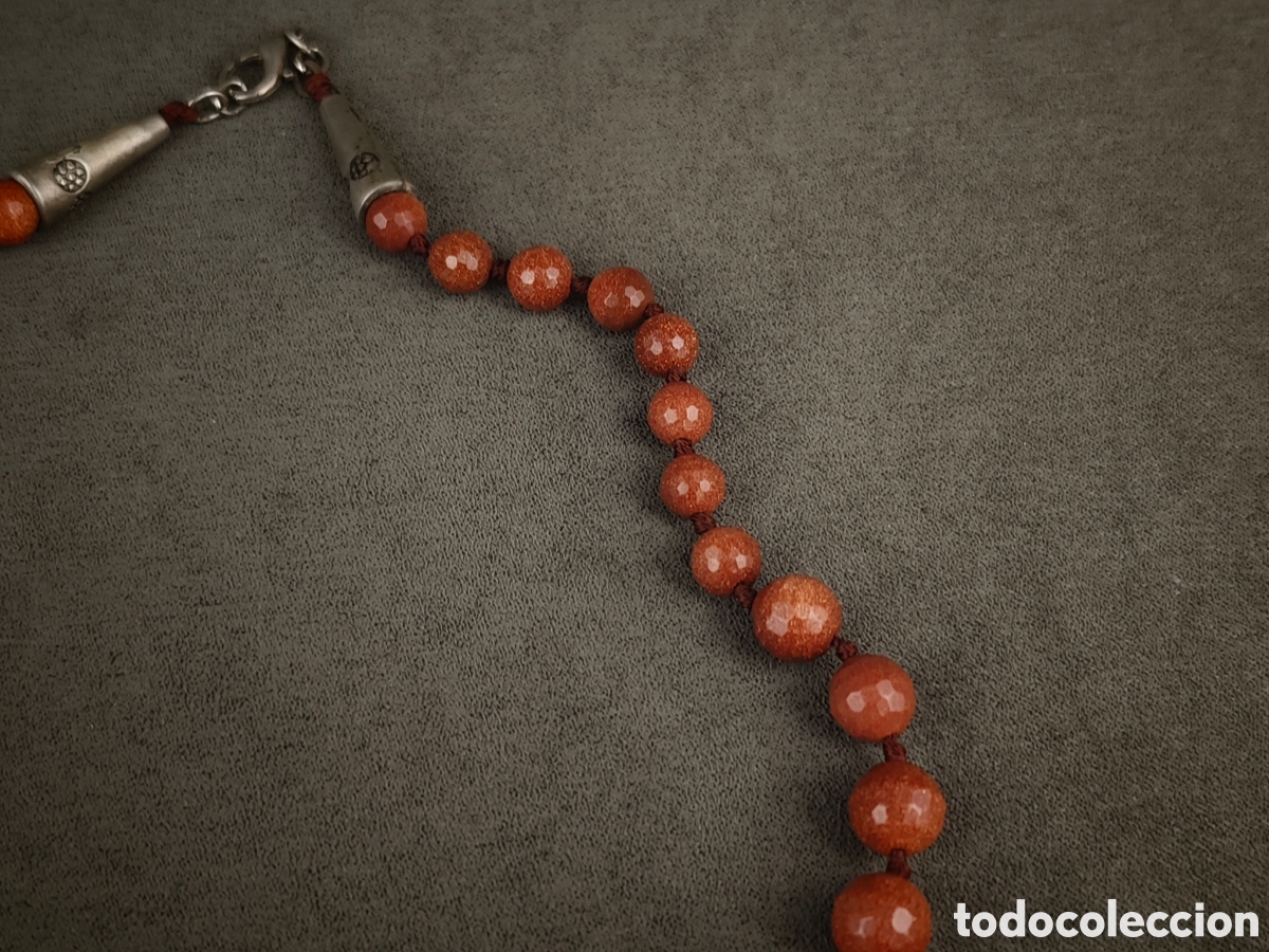 Joyeria: Antiguo Collar de Aventurina - Foto 6