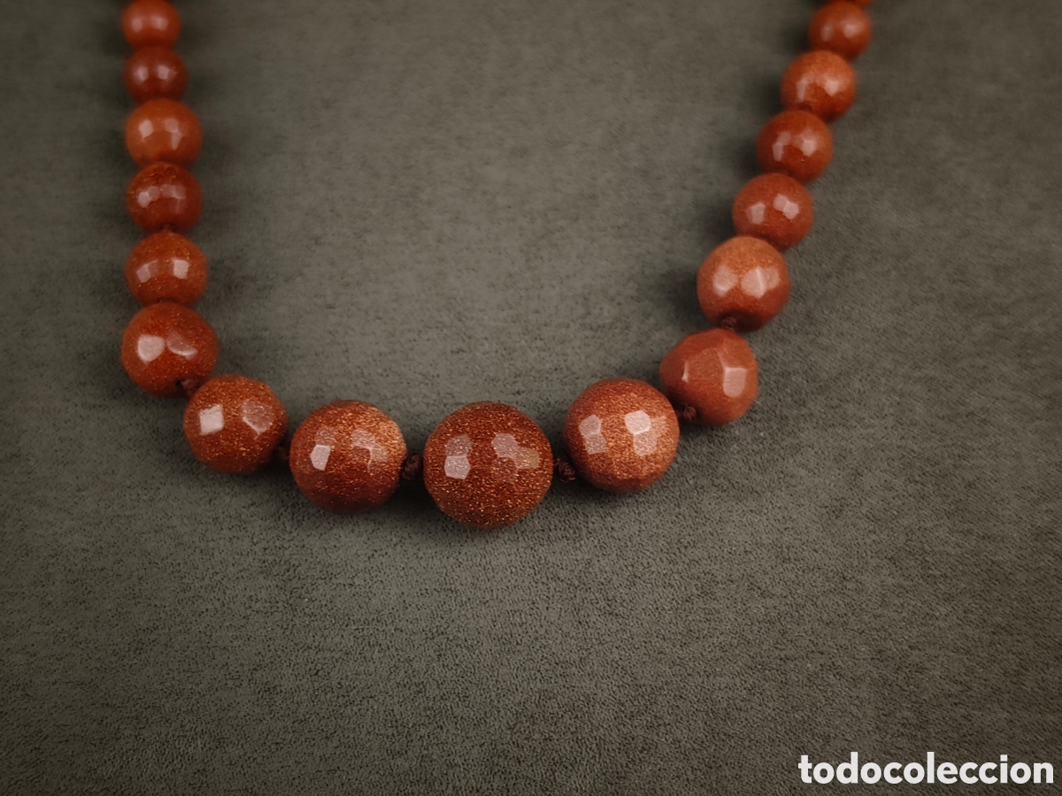 Joyeria: Antiguo Collar de Aventurina - Foto 8