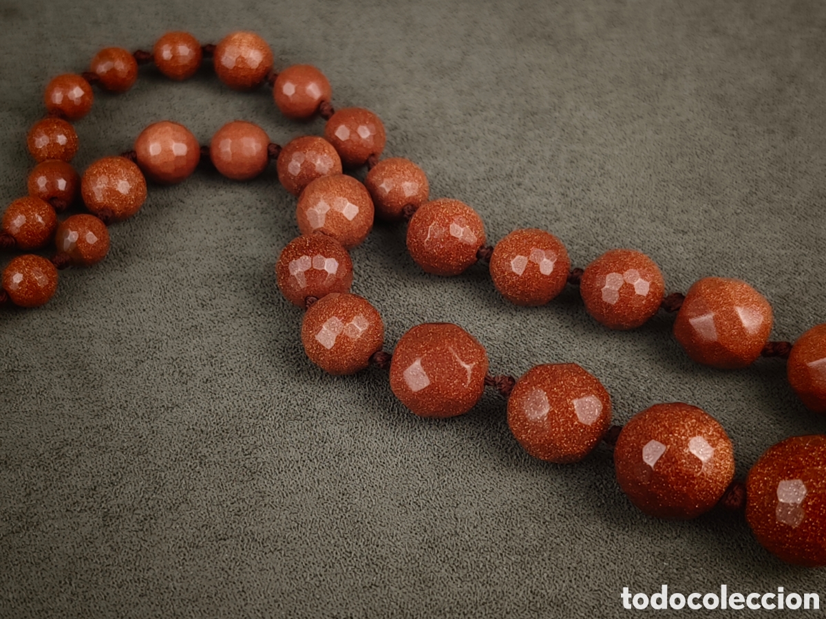 Joyeria: Antiguo Collar de Aventurina - Foto 12