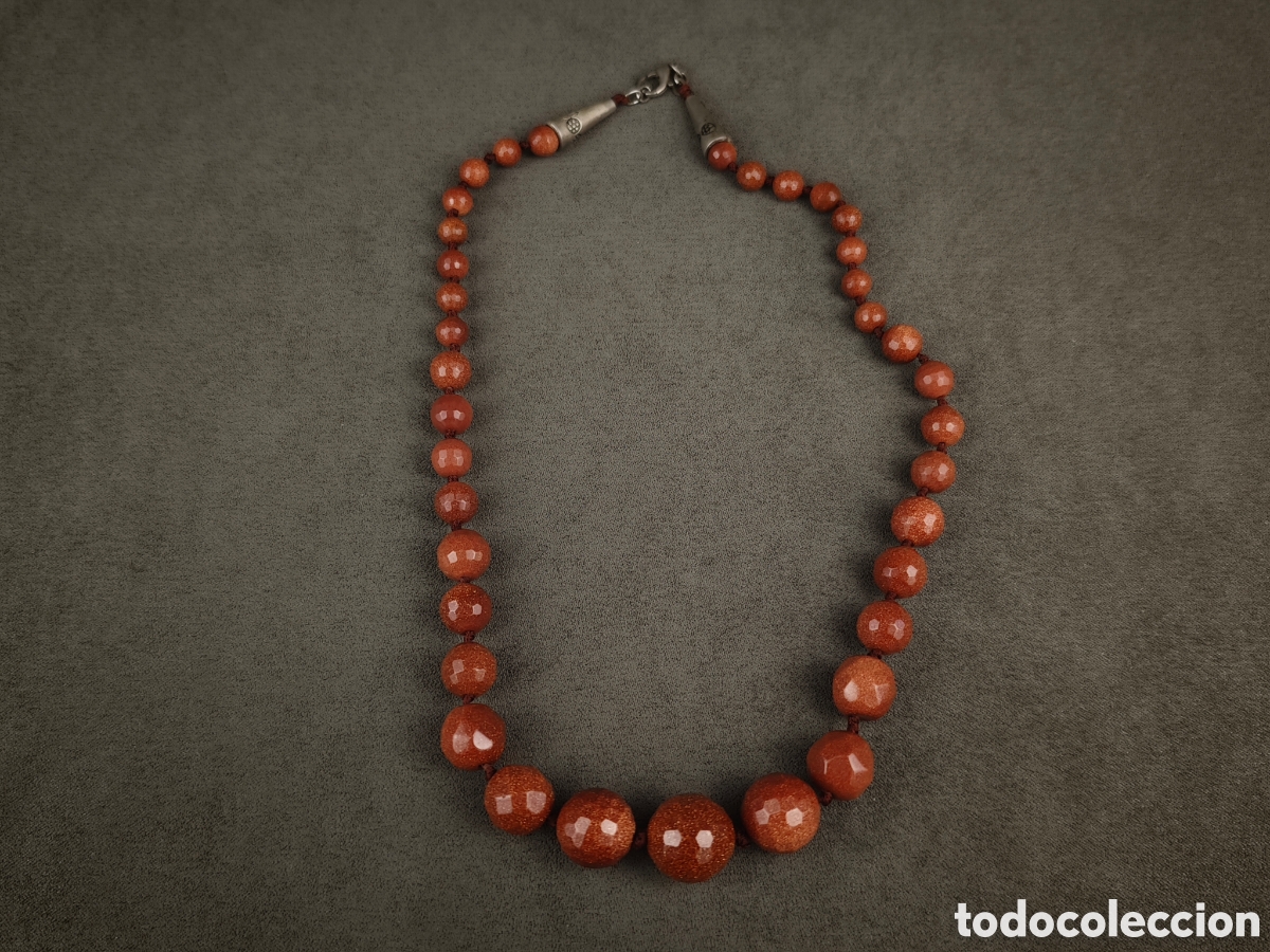 Joyeria: Antiguo Collar de Aventurina - Foto 1