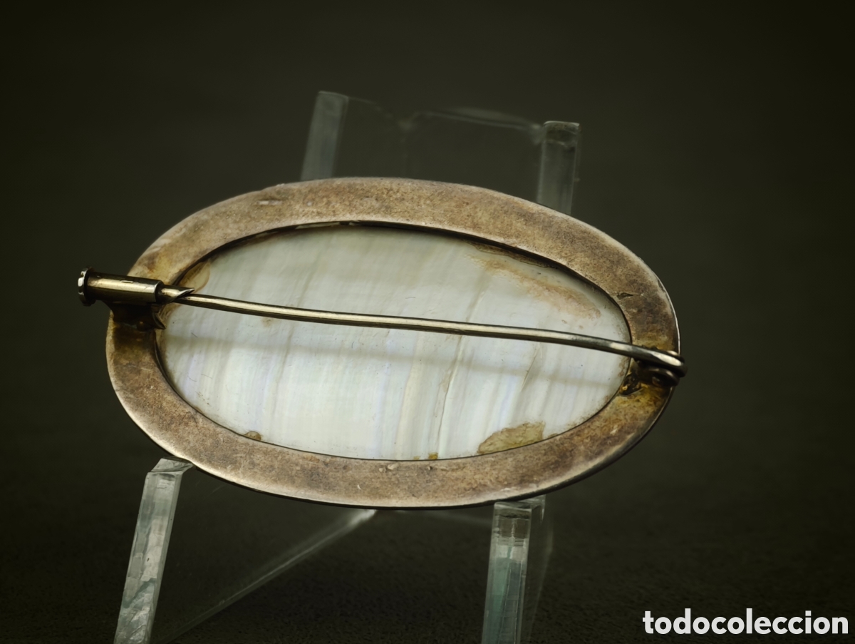 Joyeria: Antiguo Broche Plata y Perla de Filipinas - Foto 11