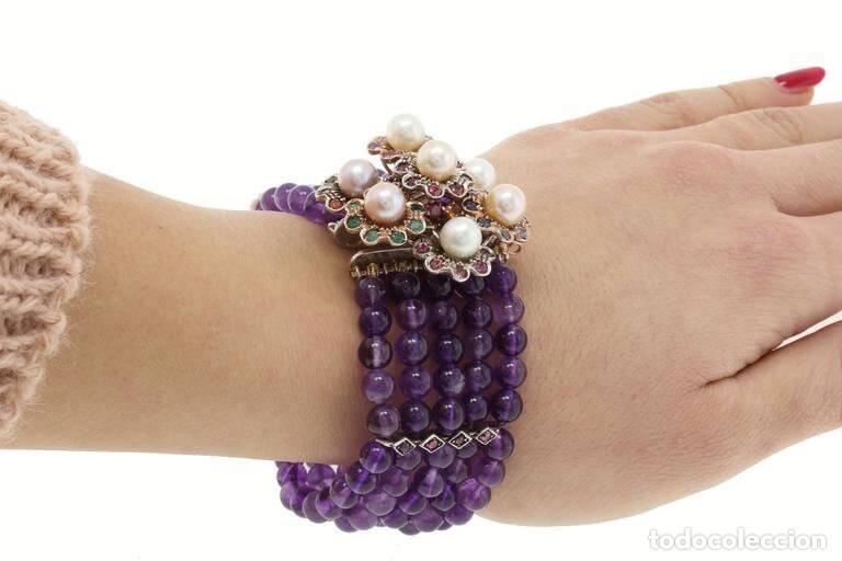 Joyeria: Joias - Pulseira de Ouro e prata (1898) - Foto 2