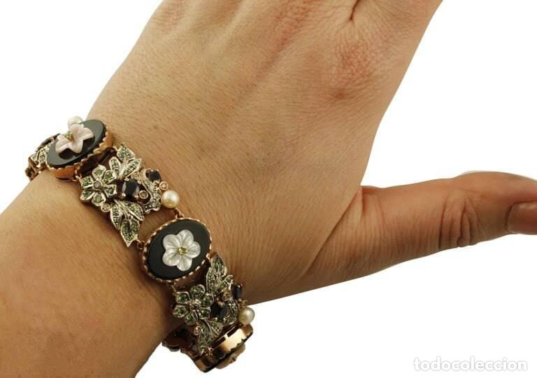 Joyeria: Joias - Pulseira de Ouro e prata (40) - Foto 2