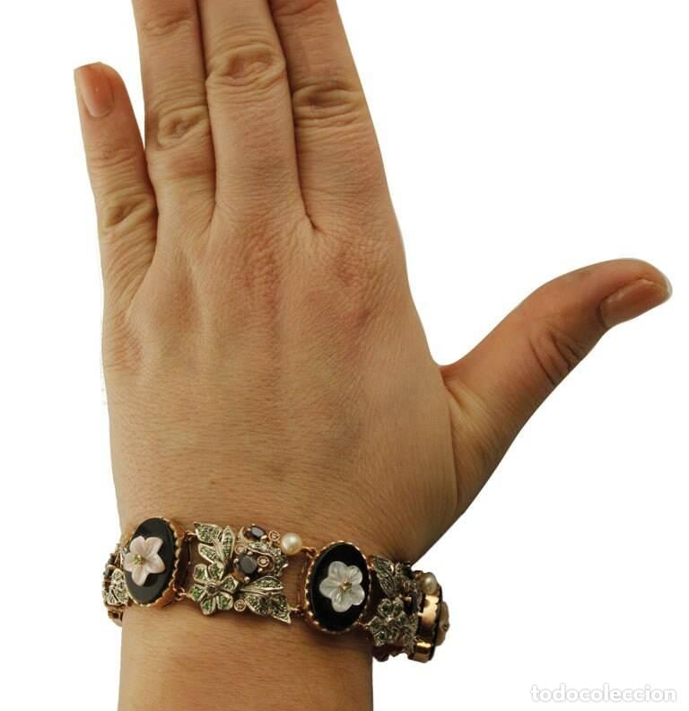 Joyeria: Joias - Pulseira de Ouro e prata (40) - Foto 9