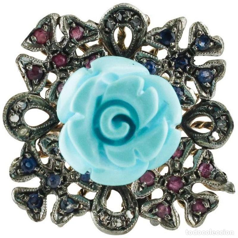 Schmuck: Joias - Anel de Ouro e prata (1700)