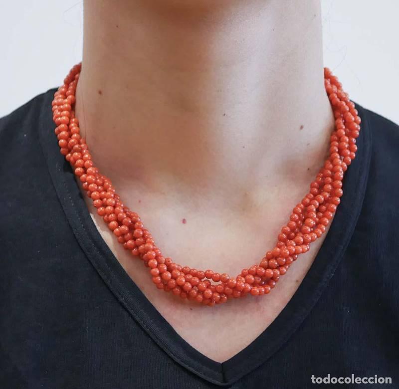 Joyeria: Joias - Colar de Coral e Ouro (1983) - Foto 2