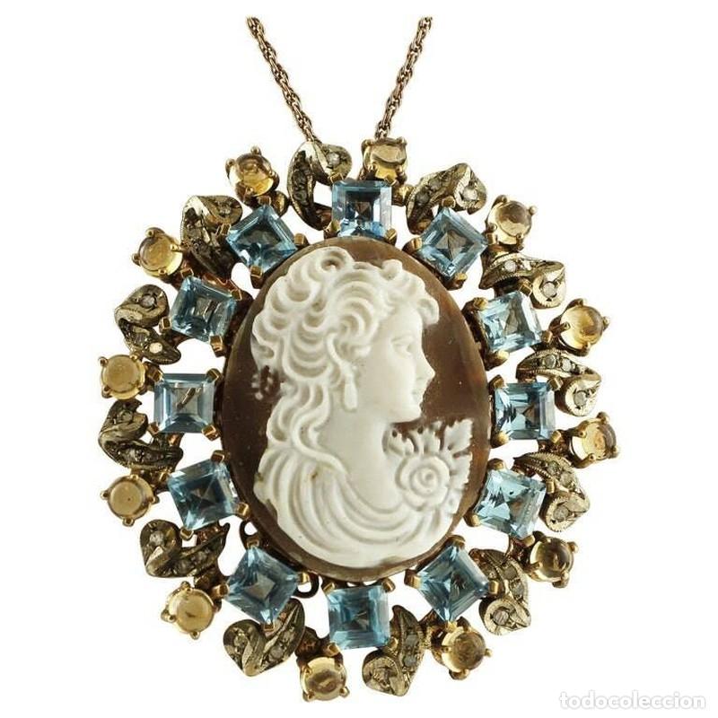 Jewelry: Joias - Pregadeira/Pingente de Ouro e prata (1661)