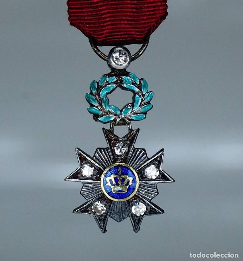 Joalheria: Joias - Medalha Belga da Ordem da Coroa de Ouro e prata (1653)