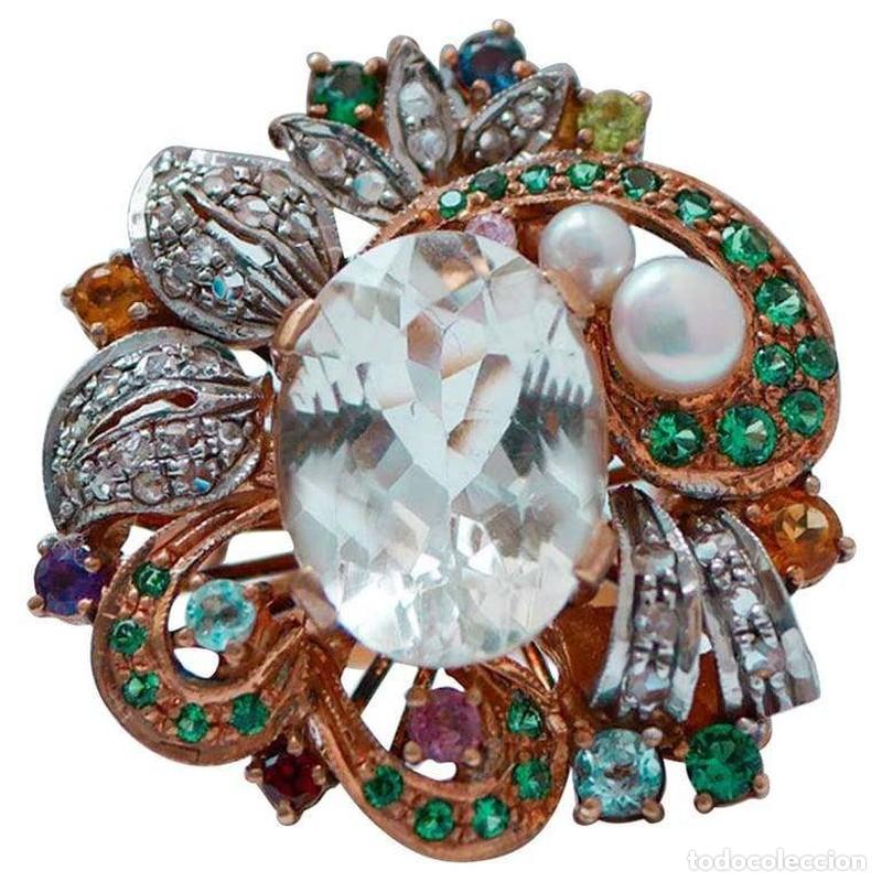 Schmuck: Joias - Anel de Ouro e prata (881)