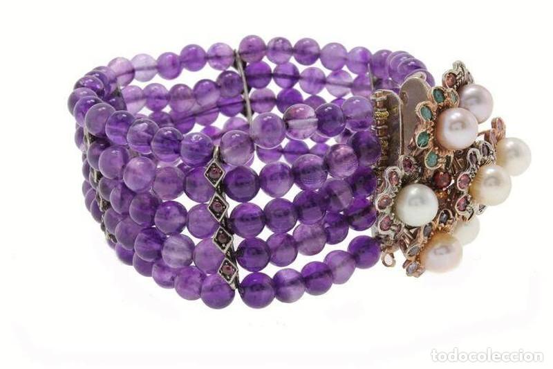 Joyeria: Joias - Pulseira de Ouro e prata (1898) - Foto 5