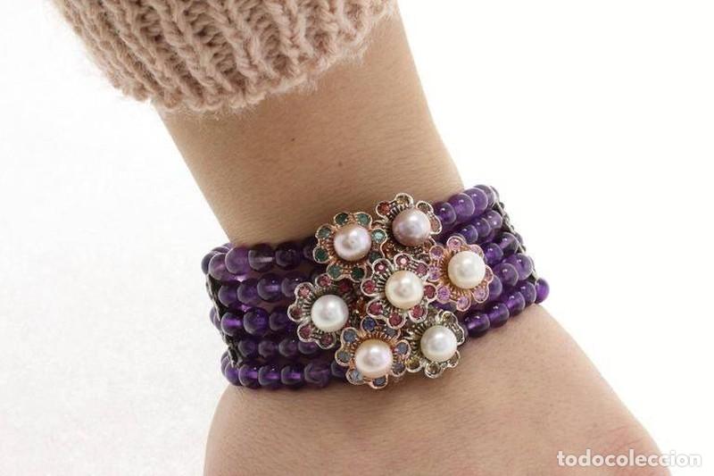 Joyeria: Joias - Pulseira de Ouro e prata (1898) - Foto 6