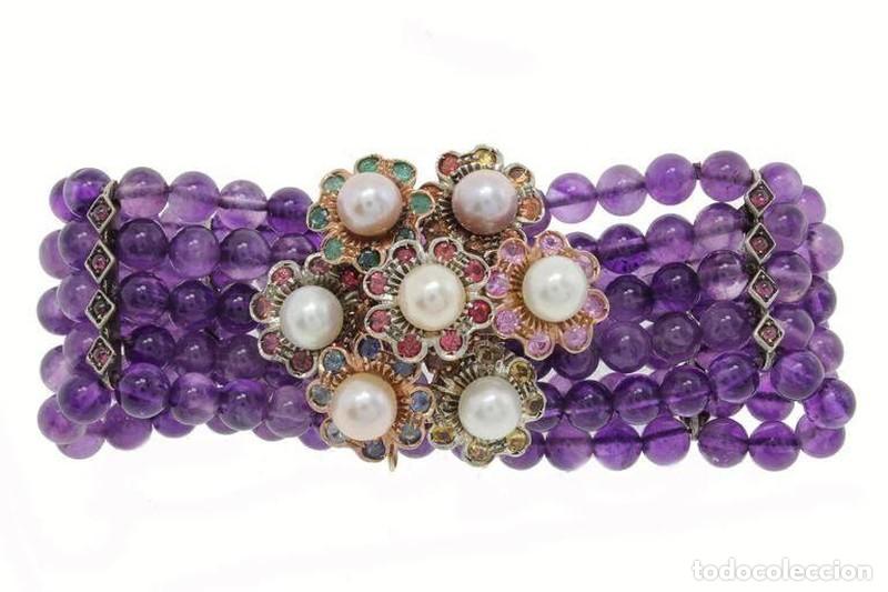 Joyeria: Joias - Pulseira de Ouro e prata (1898) - Foto 8