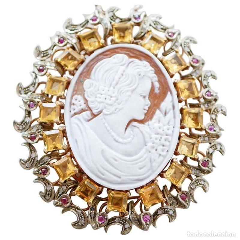 Joyeria: Joias - Pregadeira/Pingente de Ouro e prata (2148) - Foto 1