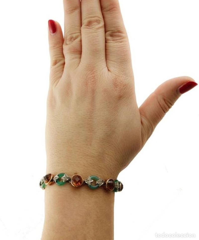 Joyeria: Joias - Pulseira de Ouro e prata (20) - Foto 2