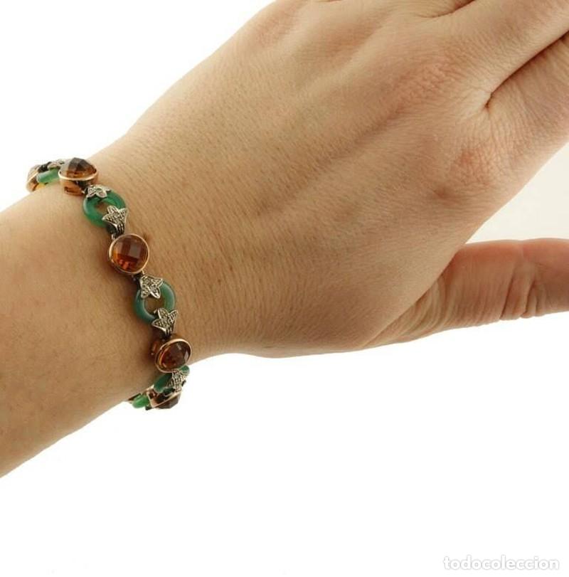 Joyeria: Joias - Pulseira de Ouro e prata (20) - Foto 5