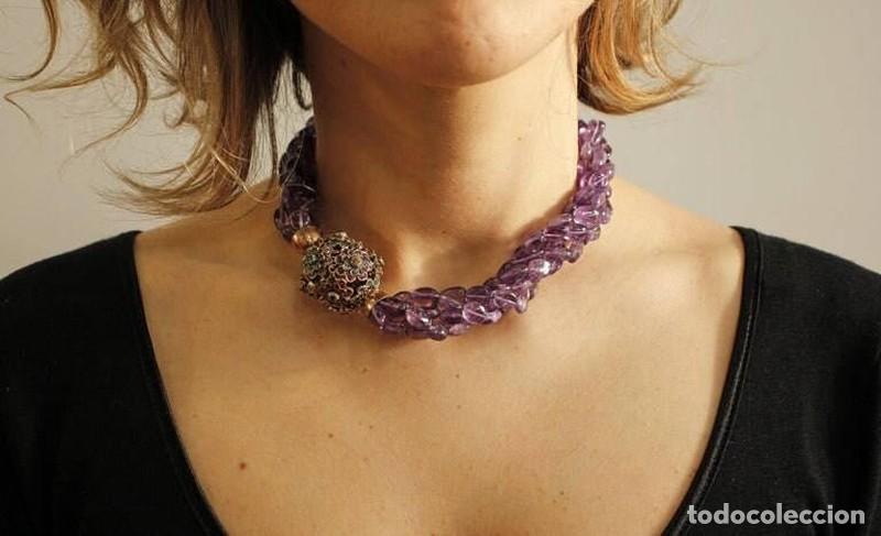 Joyeria: Joias - Colar de Ametistas e Ouro (2197) - Foto 3